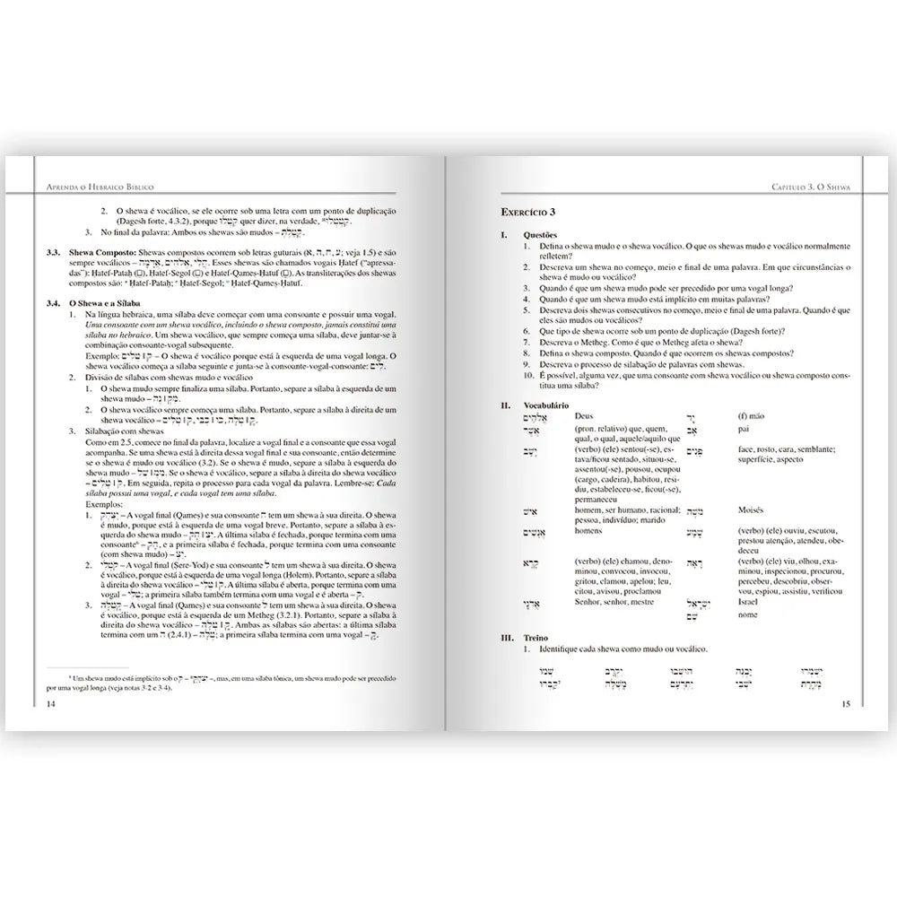 Teología: Aprenda o Hebraico Bíblico I Russel T. Fuller e Kyoungwon Choi I CPAD