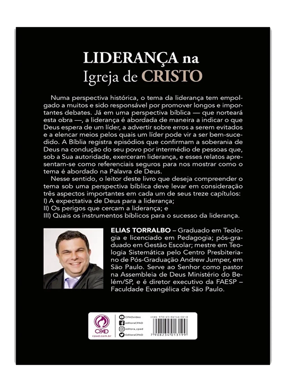 Lideraça na igreja de Cristo I Elias Torralbo I CPAD