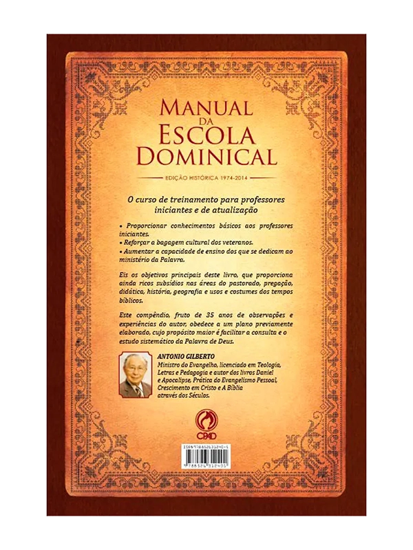 Manual da Escola Dominical, Antonio Gilberto - CPAD