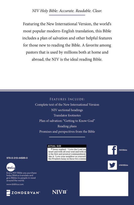 NVI, Holy Bible, Accurate
