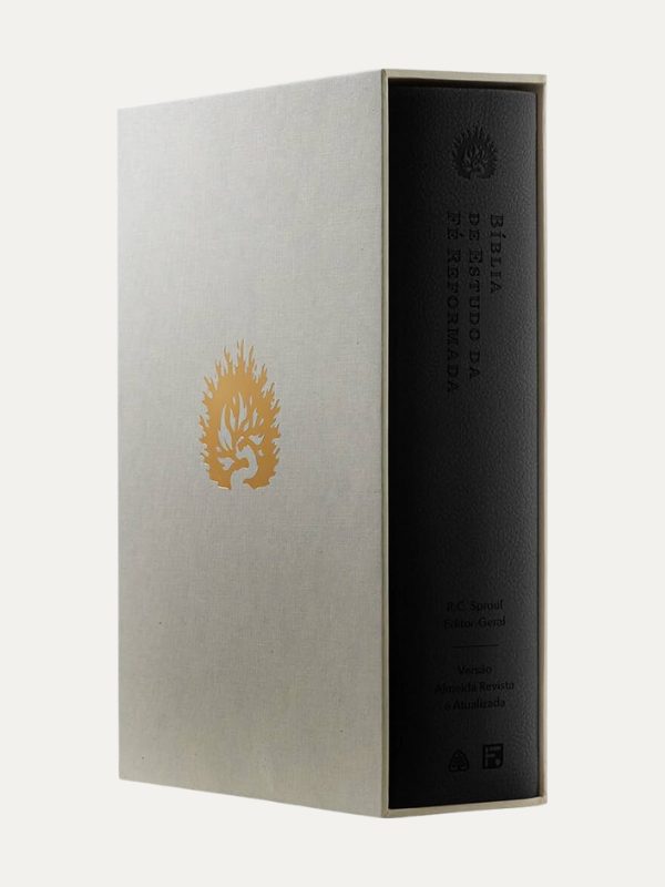 A Bíblia de Estudo da Fé Reformada - Capa Couro Legítimo Preto e Estojo - Fiel