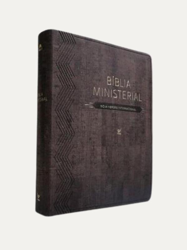 Bíblia Ministerial | Capa Luxo Marrom Escuro