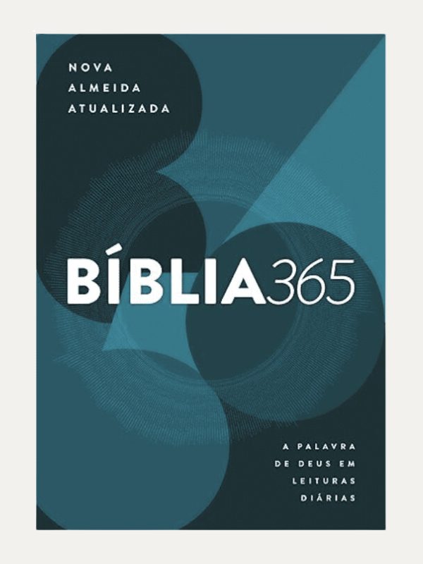Bíblia 365 I Nova Almeida Atualizada (NAA) I Capa Brochura Azul
