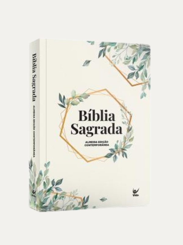 Bíblia AEC Semi Luxo Folhagem