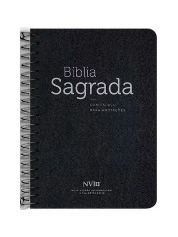 Bíblia AnoteNVI Espiral Masculina