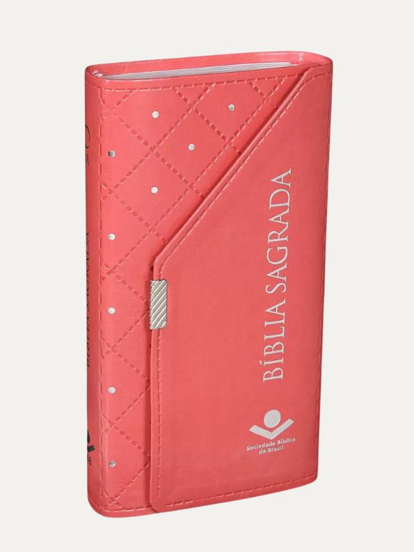Bíblia Carteira Sintetica Pessego, RA - SBB
