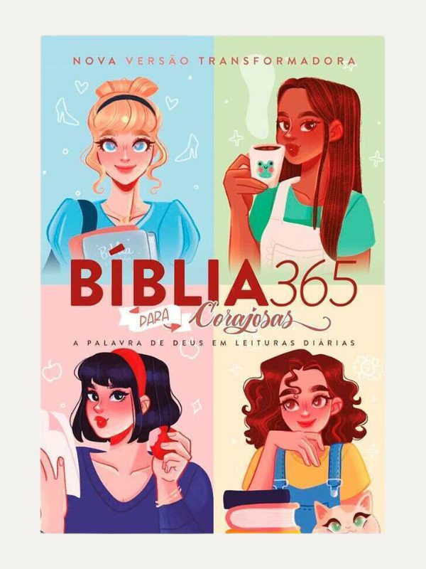 Bíblia Infantil I Bíblia 365 para Corajosas I NVT I A palavra de Deus em leituras diárias