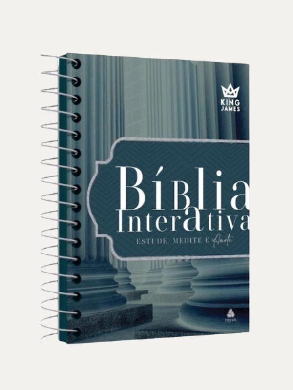 Bíblia Interativa Estude, Medite e Anote I Capa espiral Amparo I King James