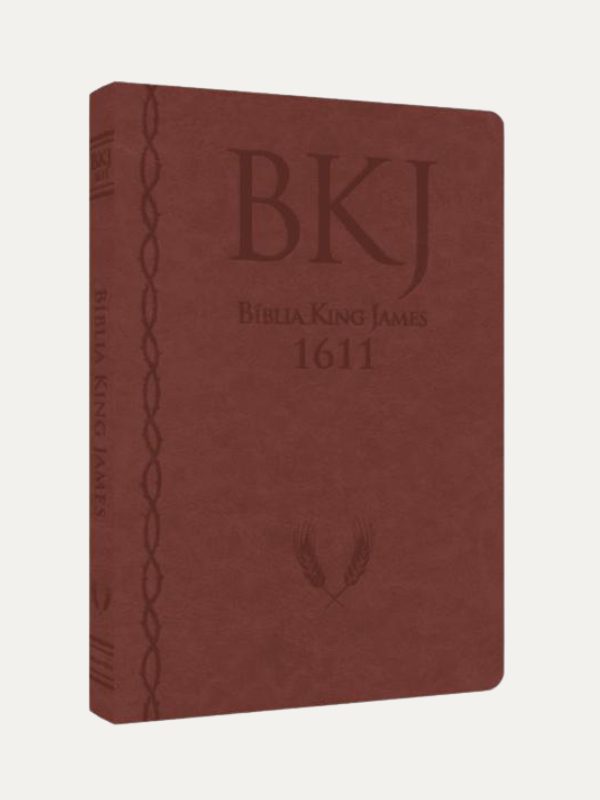 Bíblia KJF I Ultrafina I Ampliada I Capa Marrom