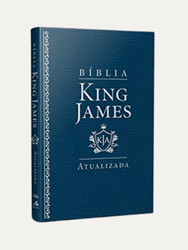 Bíblia King James Slim, Azul - Abba
