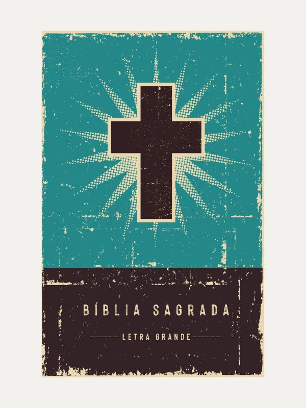 Bíblia Leitura Perfeita I NVI I Capa Dura Retro Turquesa
