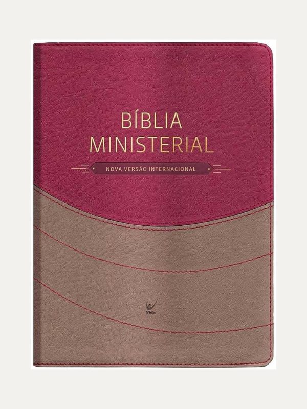 Bíblia Ministerial, NVI - Marrom e Vermelho