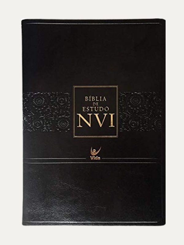 Bíblia NVI de Estudo I Capa Luxo Preta