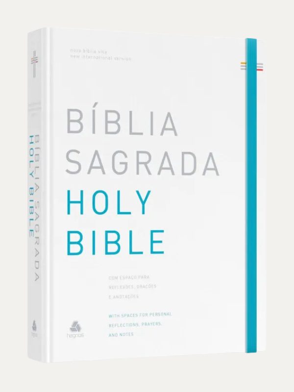 Bíblia Sagrada Holy Bible Bilíngue I Português e inglês I Capa Dura Peace I NBV - NIV