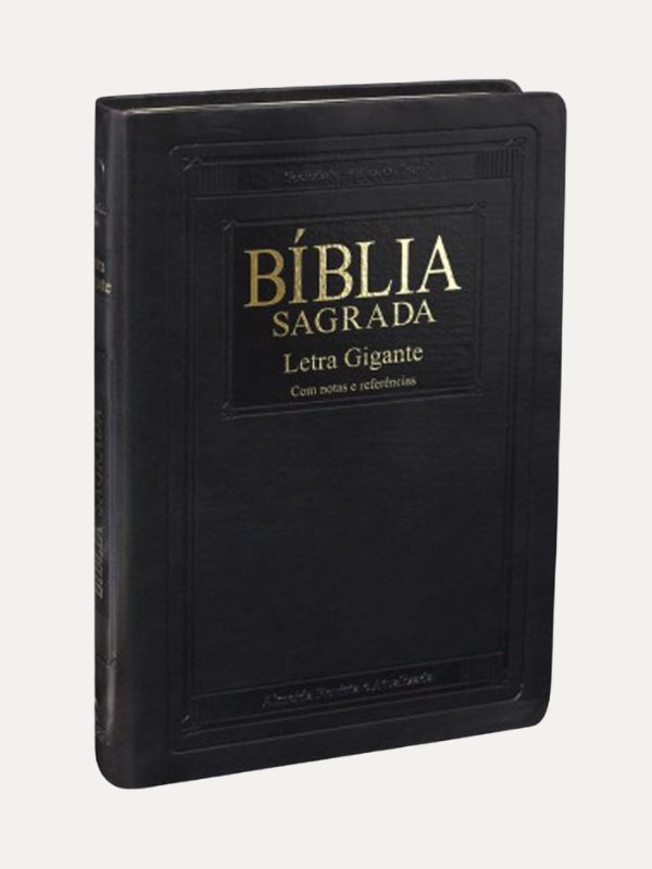 Bíblia Sagrada Letra Gigante, ARA - PU flexível preto