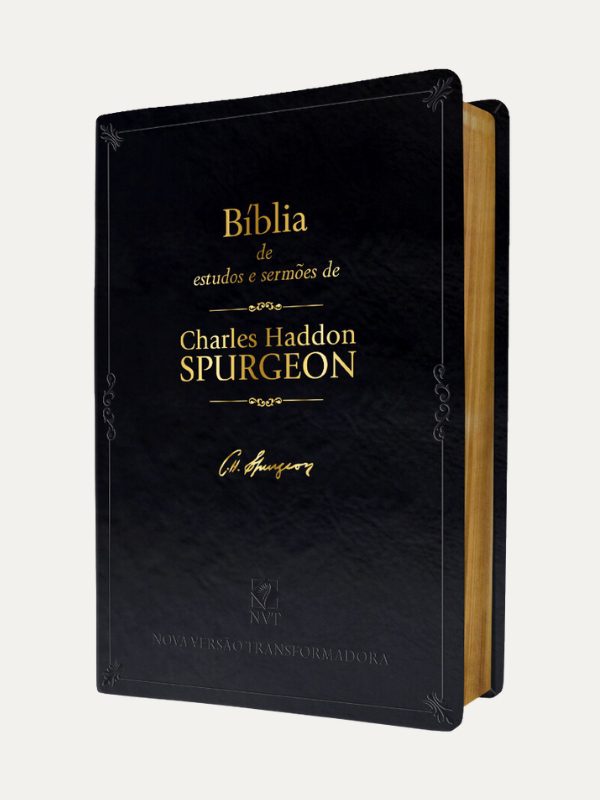 Bíblia de Estudos e Sermões Charles Spurgeon - Preta - NVT