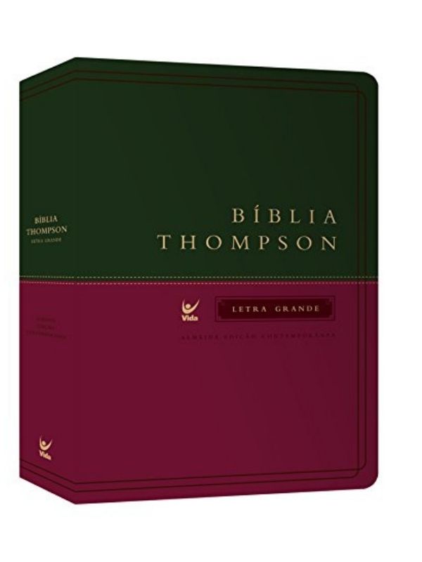Bíblia Thompson | Vinho e verde com índice