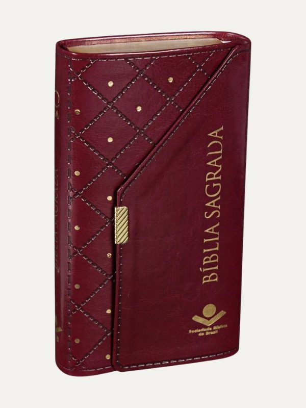 Bíblia Carteira Sintética Vinho