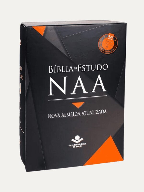 Bíblia de Estudo NAA I Couro Legítimo