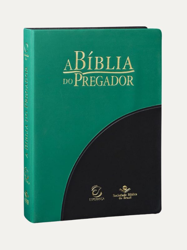 Bíblia do Pregador | Grande | Preta e Verde