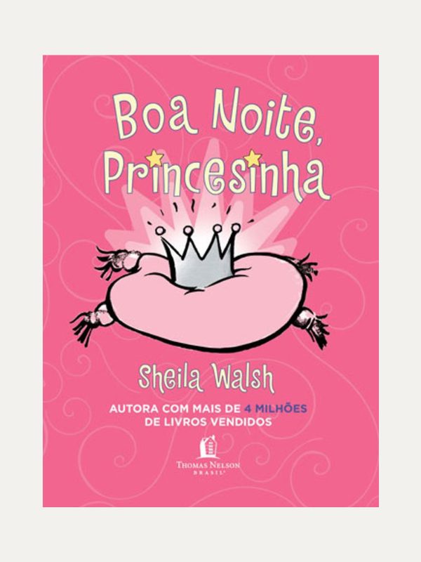 Boa Noite Princesinha I Devocional I Capa Dura Rosa