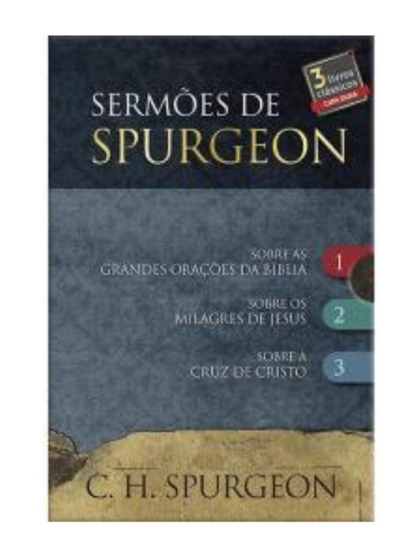 Box 2 I Sermões de Spurgeon I 3 Livros