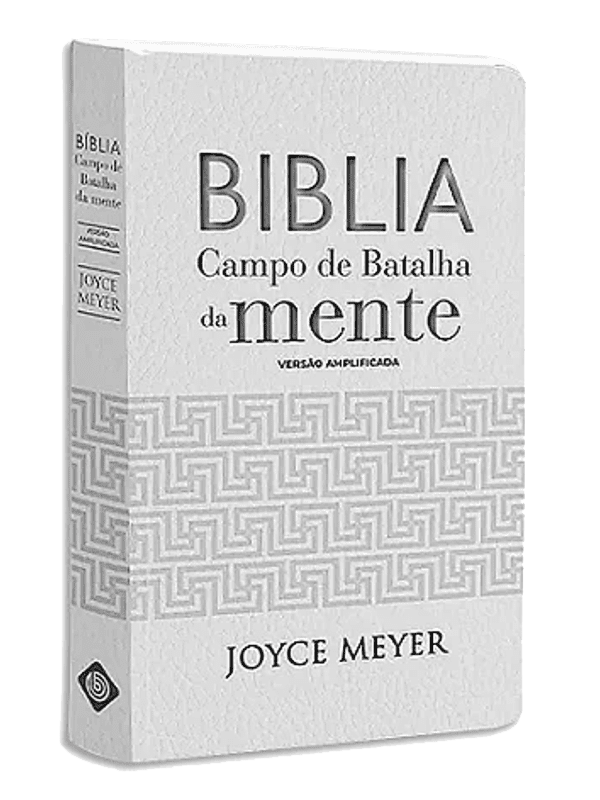 Bíblia Campo de Batalha da Mente | NVA | Letra Normal | Capa Luxo Branca