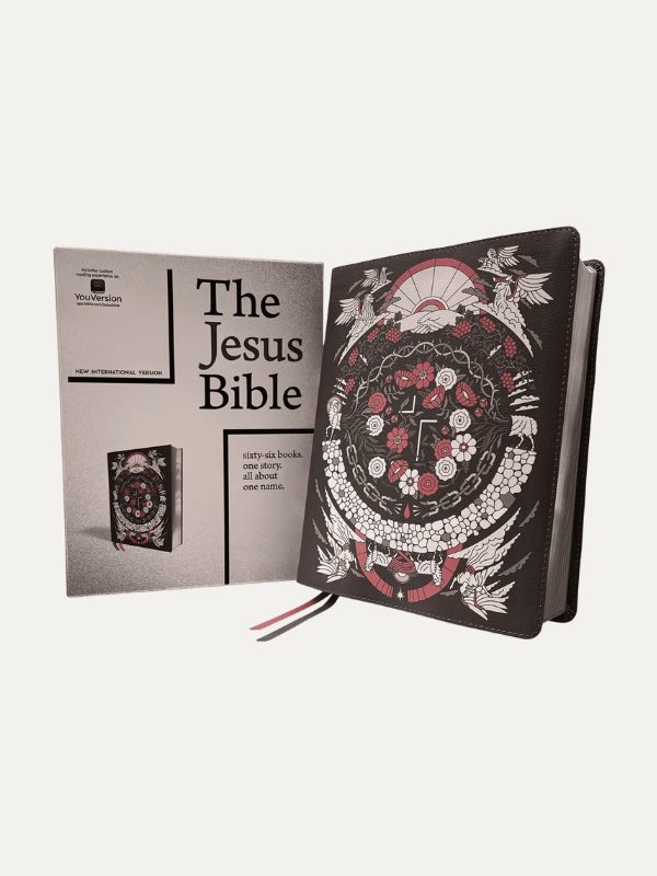 ESV The Jesus Bible Artist Edition I Comfort Print I Soft leather-look I Gray Floral
