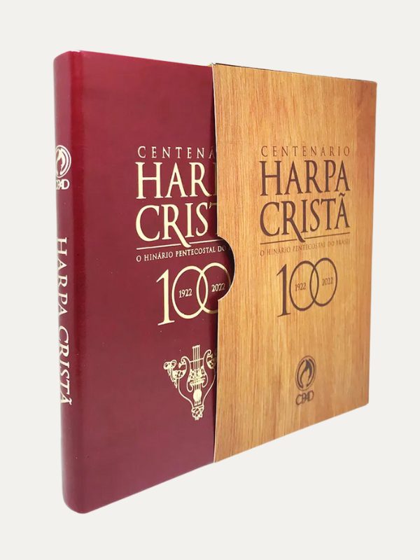 Harpa Cristã Centenário Grande Luxo Vinho I Edição Especial