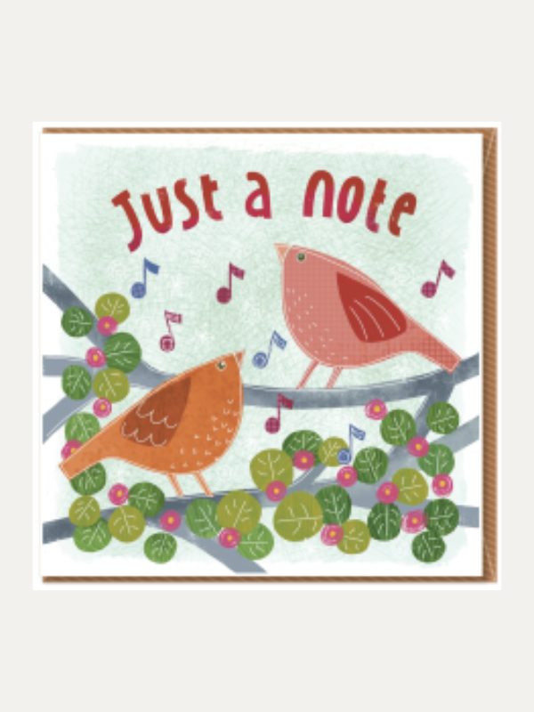 Just to note Greetings Card I Cartão