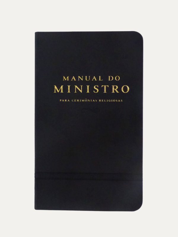 Manual do Ministro I Capa PU Preta I CAPA IMPERFEITA