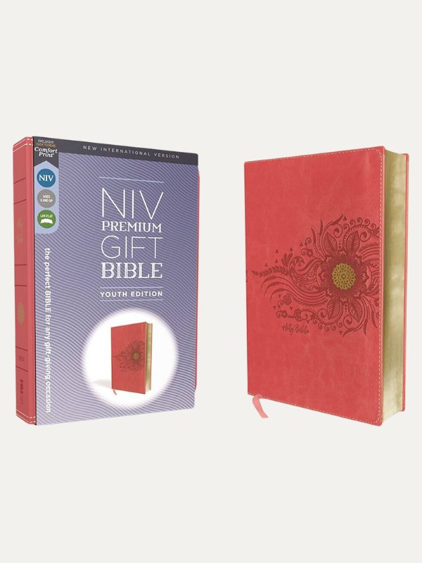 NIV Premium Gift Bible I Youth Edition, Comfort Print I Leathersoft I Coral