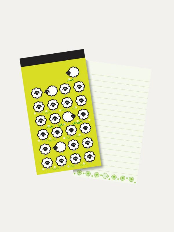 Sheep Jotter Notepad I Bloco de Anotações