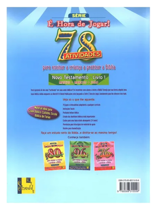 É Hora de Jogar | Vol° 1 | Novo Testamento | 78 Atividades | TnT Ministries