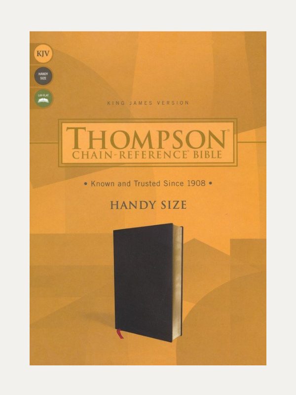 KJV Thompson Chain Reference | Handy Size Bible I Bonded leather I Black