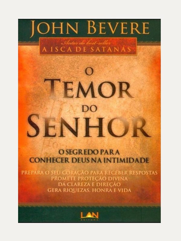 O temor do Senhor, John Bevere - LAN