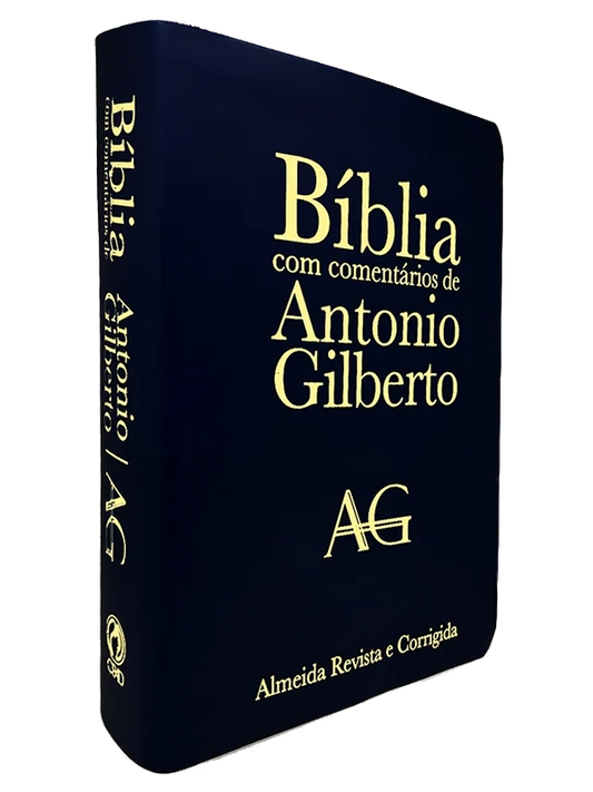 Bíblia com Comentários de Antonio Gilberto I ARC I Capa Preta