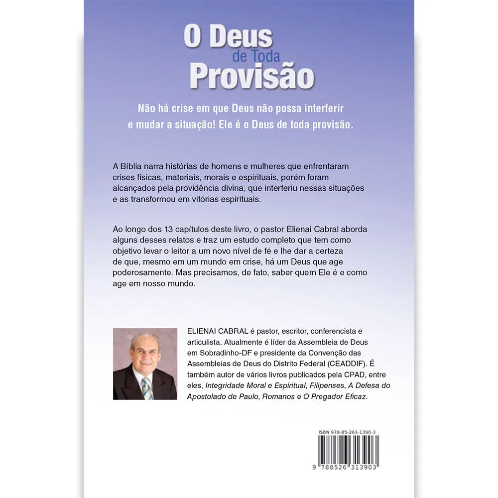 O Deus de toda porvisão I Elienai Cabral I CPAD