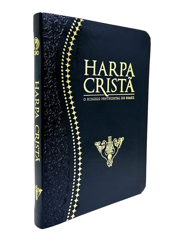 Harpa Cristã | Grande | Luxo Preta