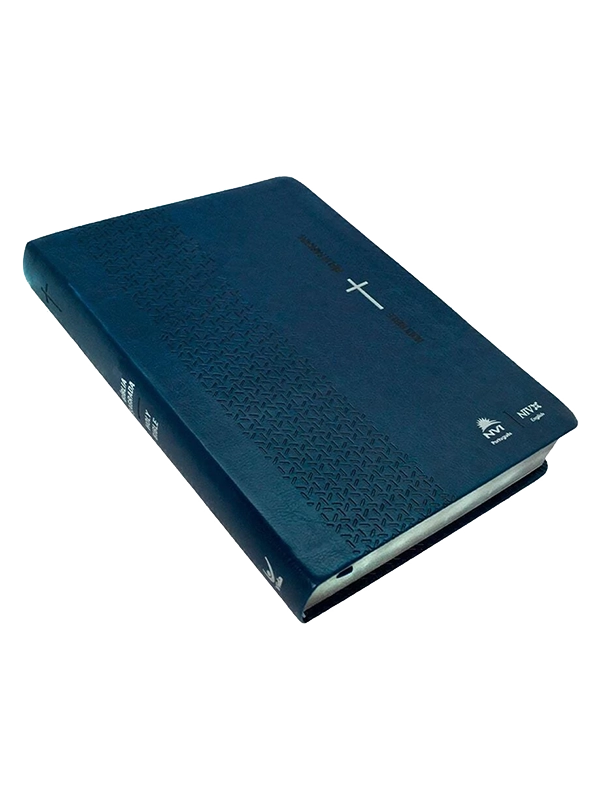Bíblia Sagrada I Holy Bible I NVI I Português e Inglês I Azul