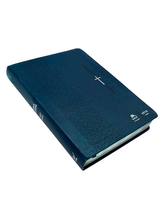 Bíblia Sagrada I Holy Bible I NVI I Português e Inglês I Azul