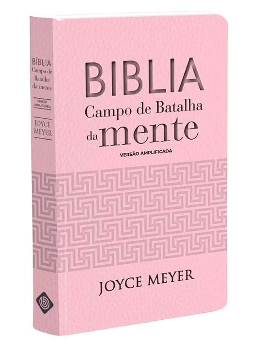Bíblia Campo de Batalha da Mente | NVA | Letra Normal | Capa Luxo Rosa