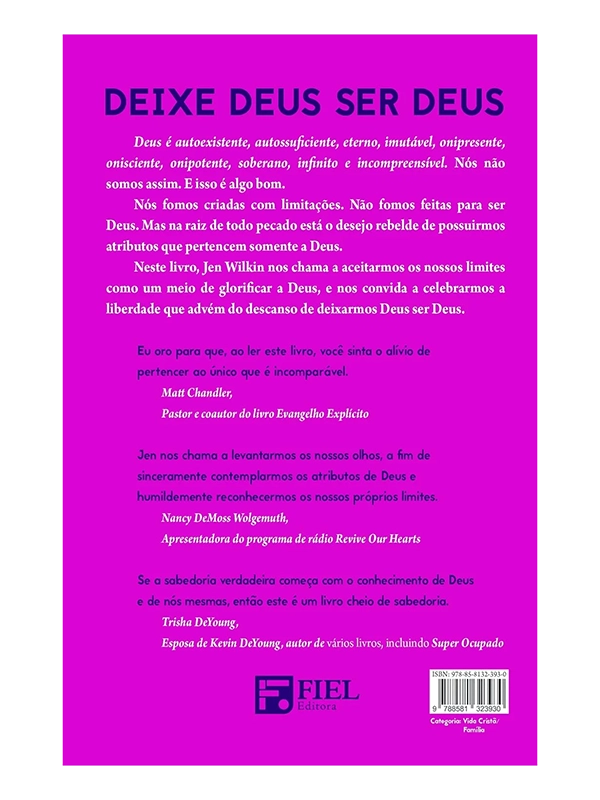 Incomparável | 10 maneiras em que Deus é diferente de nós | Jen Wilkin