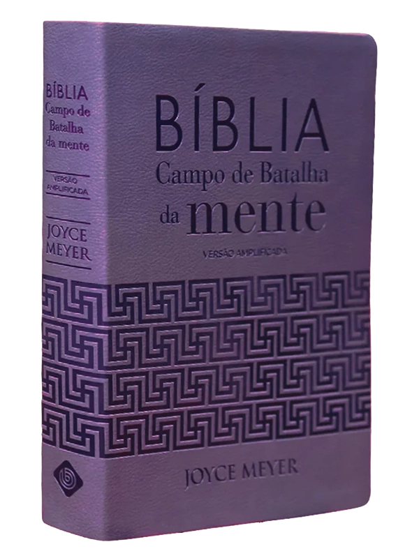 Bíblia Campo de Batalha da Mente | NVA | Letra Normal | Capa Luxo Lavanda