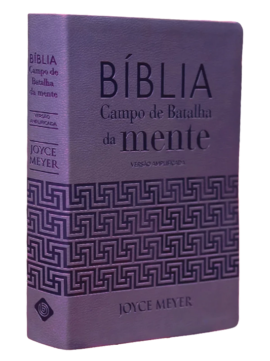 Bíblia Campo de Batalha da Mente | NVA | Letra Normal | Capa Luxo Lavanda