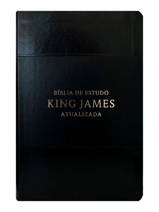 Bíblia KJA Estudo Full Color I Capa Preta