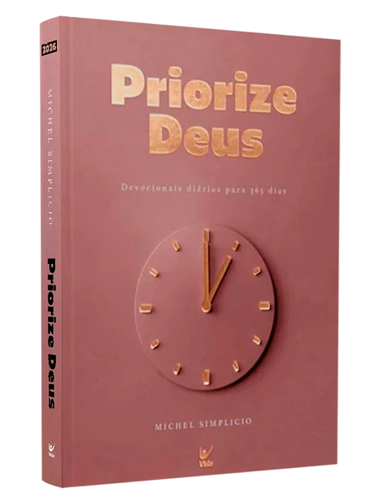 Devocional Priorize Deus 2026 I Mocha