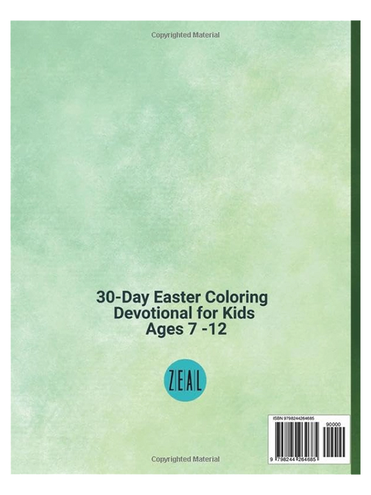 Color and Pray I Easter I A 30-Day Easter Devotional for Kids