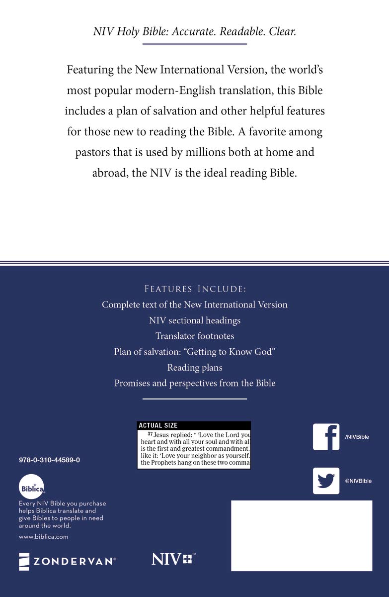 NVI, Holy Bible, Accurate