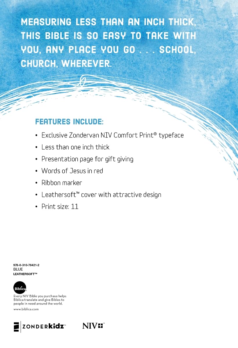 Bible For Kids Blue,Thinline